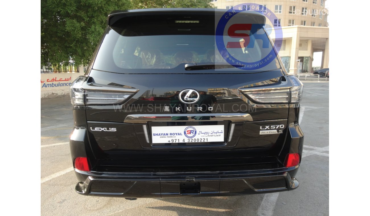 Lexus LX570 BLACK EDITION " KURO " 5.7L V8  Full Option MY2020 ( NOT FOR SALE IN GCC COUNTRY )