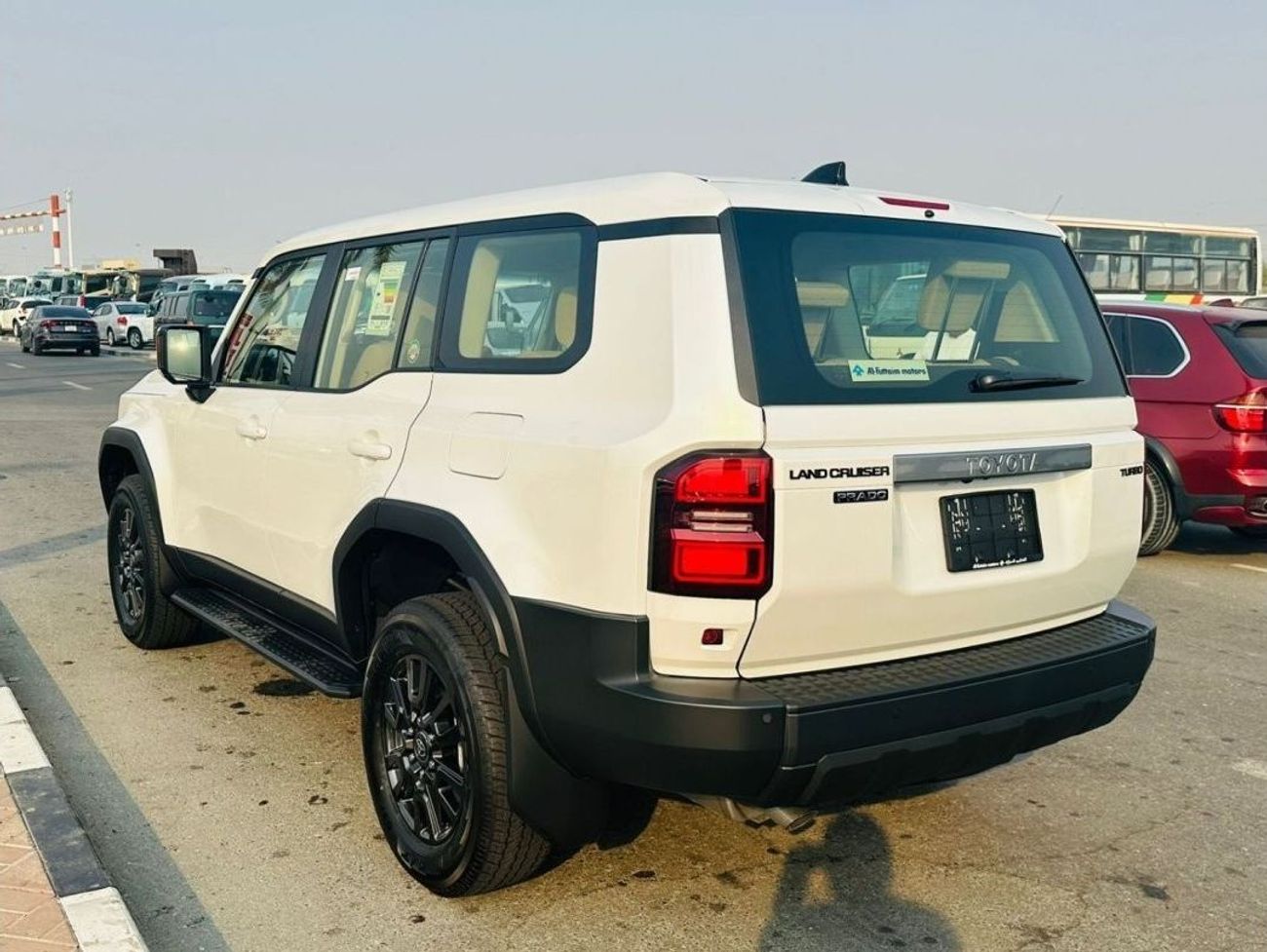 تويوتا برادو 2.4L TXR, KEYLESS ENTRY, PUSH START, ALLOY WHEELS. MONITOR, MODEL 2024
