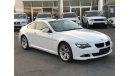 BMW 630i Bmw 630 model 2009 GCC car prefect condition full option low mileage panoramic roof leather seats ba