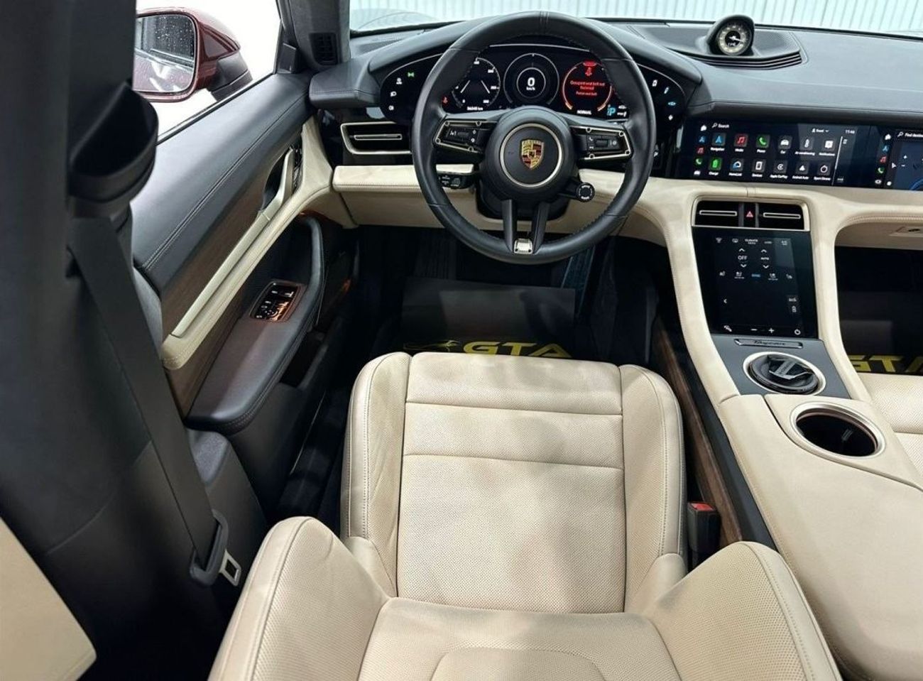 بورش تايكان 2021 Porsche Taycan Turbo, Jan 2027 Porsche Warranty, 2028 Battery Warranty, GCC