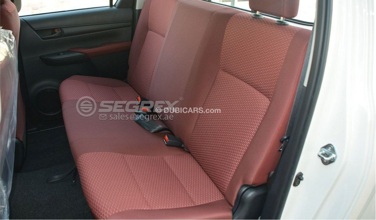 Toyota Hilux DC DIESEL 2.4L 4x4 STD 6MT STEEL WIDE, AC, LED FOG