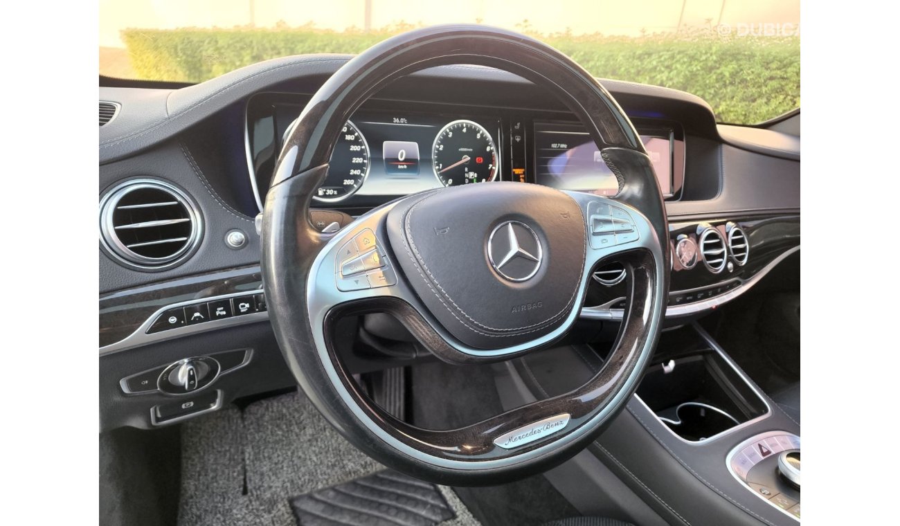 Mercedes-Benz S 550 2015 MERCEDES BENZ S-550 4MATIC  FULL OPTION IN EXCELLENT CONDITION