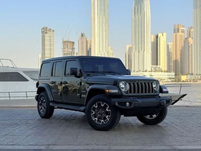 Jeep Wrangler Unlimited Sahara 2.0L A/T 2800AED P/M with a 0% Down payment 2024 Jeep Wrangler Sahara Convertible C