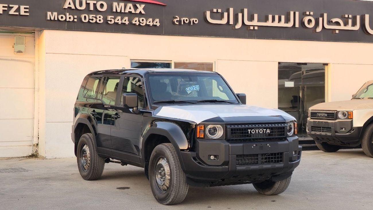 تويوتا برادو TOYOTA PRADO PETROL 2.4T   URBAN - E BASIC - 2025 MODEL - BLACK INSIDE BLACK