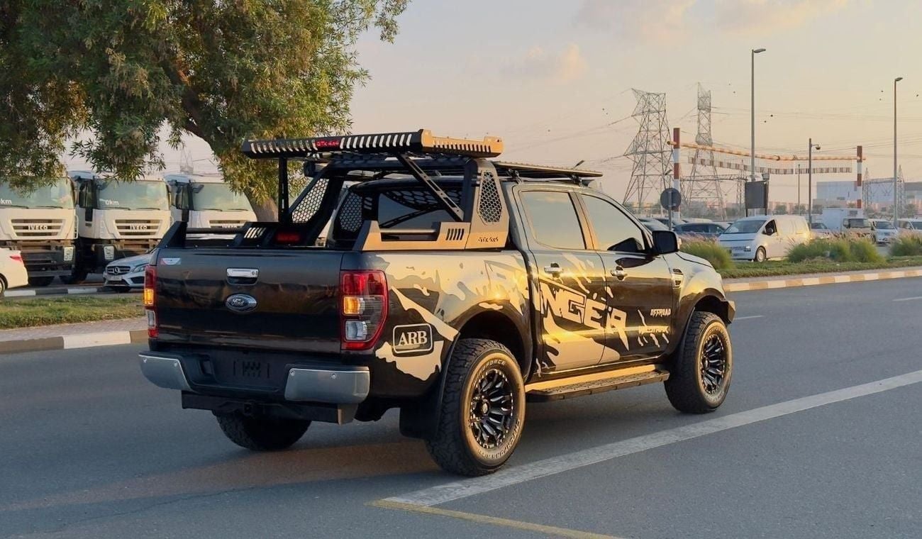 فورد رانجر OFF ROAD WILD TRAK | RHD | 2018 | (AT) | 3.2L DIESEL ENGINE | REAR VIEW CAMERA | SIDE AWNING CAMPING