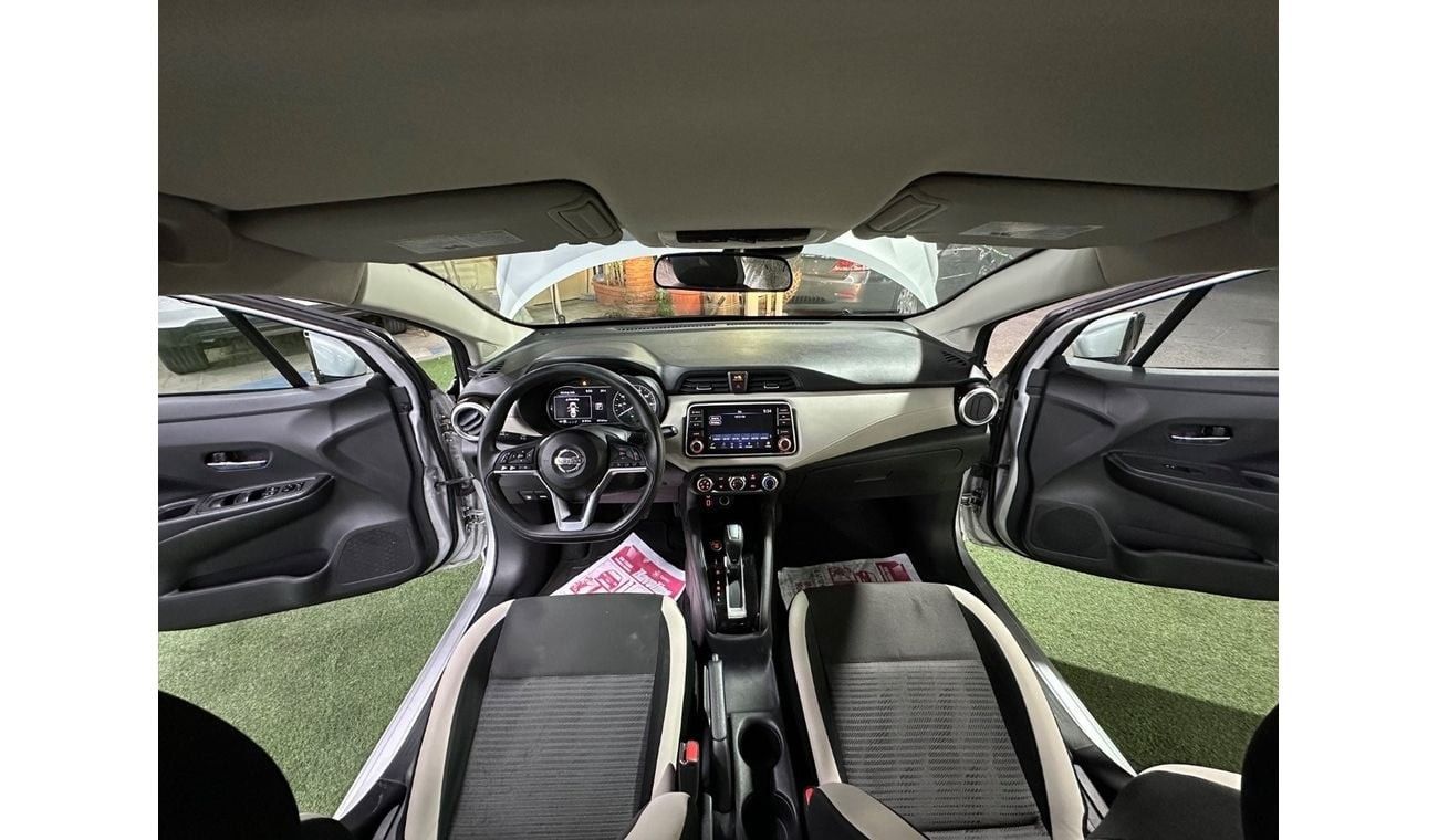 نيسان فيرسا Nissan Versa 2021 1.6L good condition rear camera mileage 97000 km