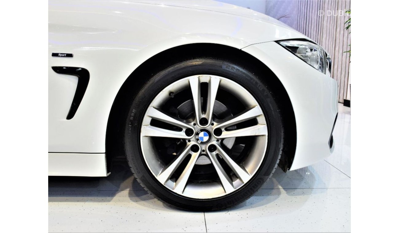BMW 420i ONLY 84000 KM! BMW 420i Gran Coupe 2015 Model!! in White Color! GCC Specs