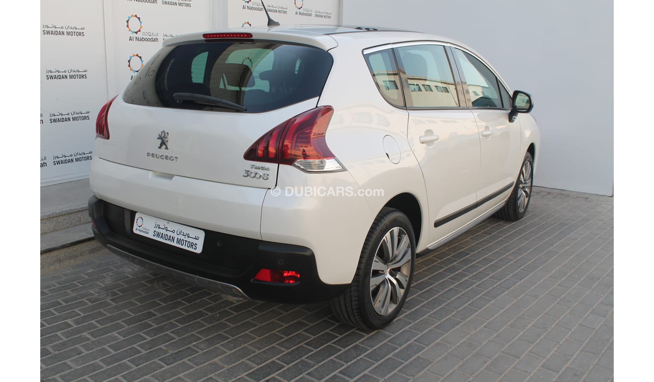 Peugeot 3008 1.6L ACTIVE TURBO 2015 MODEL GCC SPECS