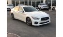 Infiniti Q50 INFINITY Q50S MODEL 2017 GCC car perfect condition full option sun roof leather seats back camera ba