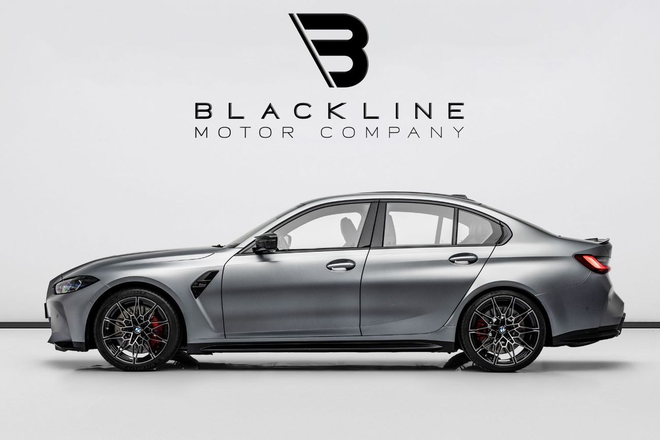 بي أم دبليو M3 2024 BMW M3 Competition, January 2028 BMW Warranty + Service Contract, Low KMs, GCC