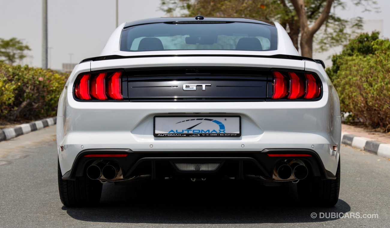 فورد موستانج 2020 GT بلاك إيديشن, 5.0, V8 , مطابق المواصفات الخليجي,عداد رقمي,3 سنوات أو 100K كم ضمان+K60كم صيانة