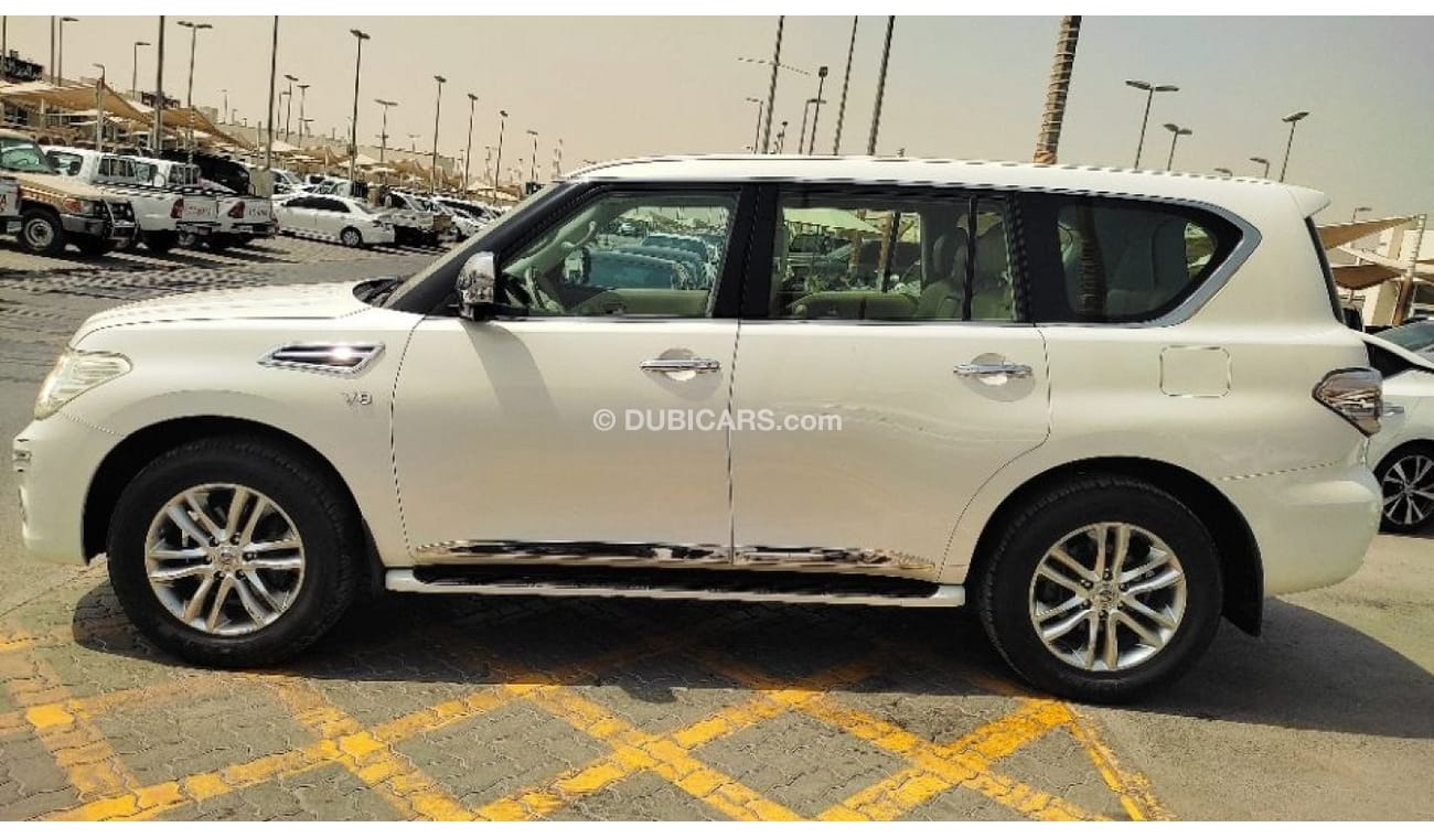 Nissan Patrol 1 فل ابوشن رادار خمس مارات on 1 radar control track electric chairs rear screens five cameras withou