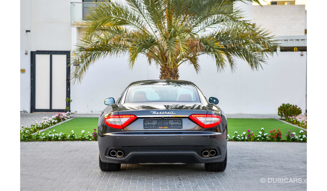 Maserati Granturismo 4.2L V8 - 1Y Warranty  - GCC - AED 2,543 PER MONTH (4 Years) - 0% DOWNPAYMENT