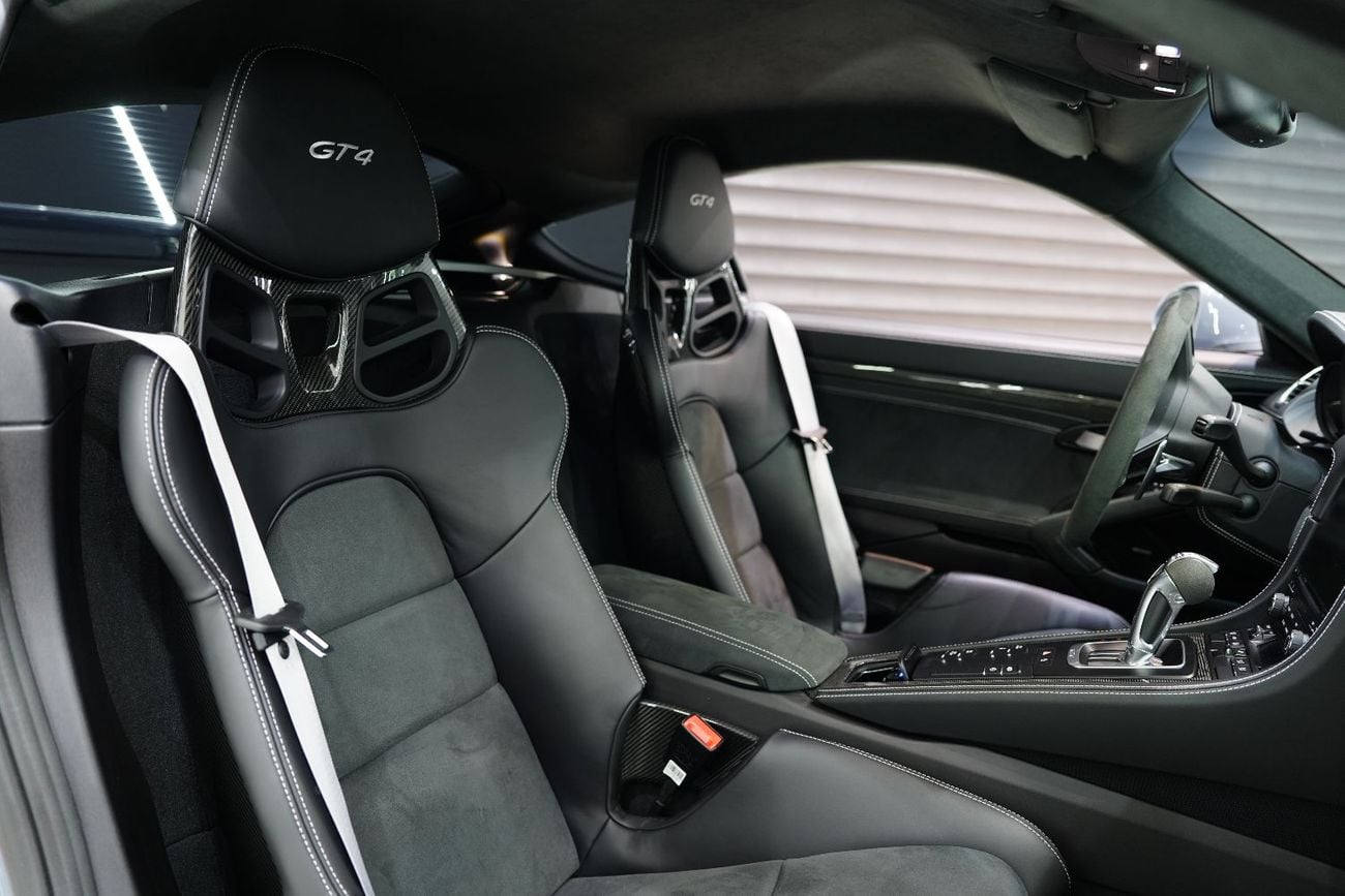 Porsche Cayman Cayman GT4, PDK Transmission, Carbon Interior, Sport Chrono Pack, Al Nabooda Warranty!!