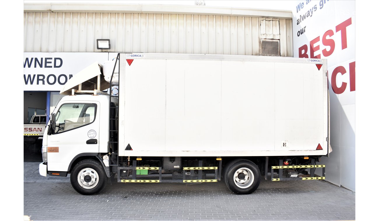 ميتسوبيشي كانتر 4.2L MANUAL 4.2 TON DIESEL CHILLER TAIL LIFT 2015 GCC SPECS