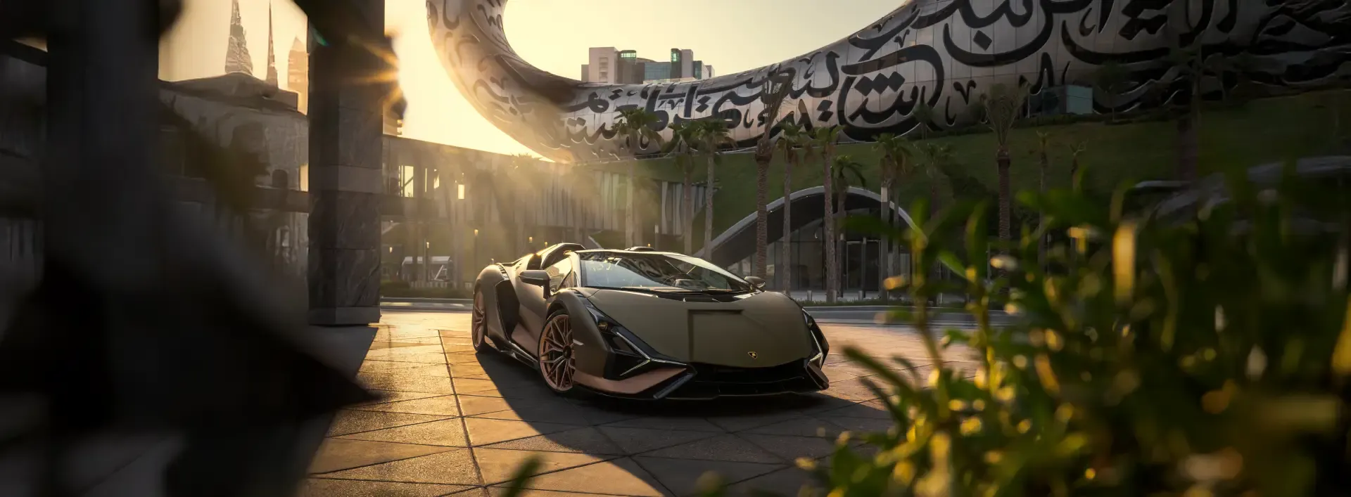 Lamborghini Sian Roadster exterior - Front Right Angled