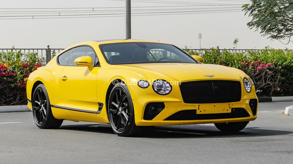 Bentley Continental GT (Export) for sale: AED 1,099,000. Yellow, 2020