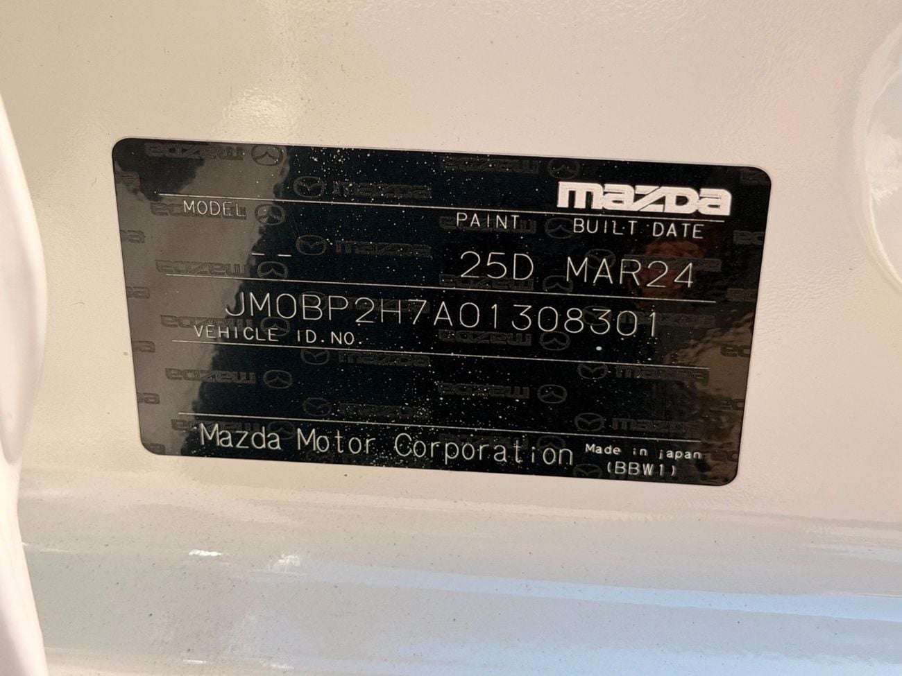 Mazda 3 ALLURE G20 Pure export from Australia