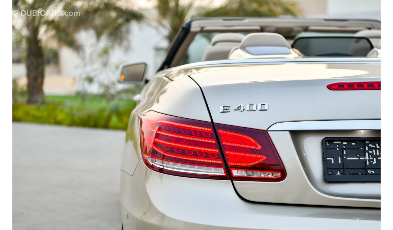 مرسيدس بنز E 400 كوبيه Convertible - GCC - AED 2,624 Per Month - 0% DP