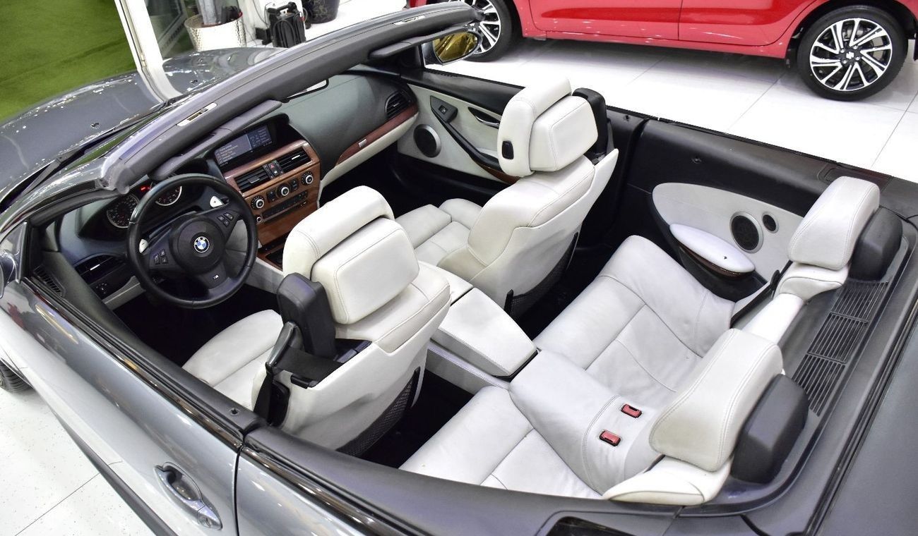BMW M6 STANDARD EXCELLENT DEAL for our BMW M6 Convertible ( 2008 Model ) in Gray Color American Specs