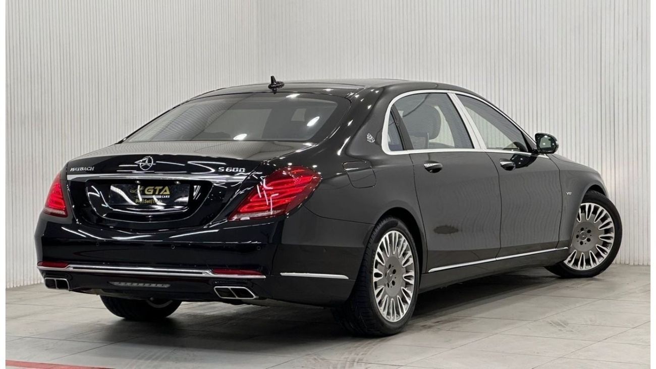 مرسيدس بنز S 600 2016 Mercedes Maybach S600, Dec 2026 GTA Service Pack, Fully Loaded, Low Kms, GCC