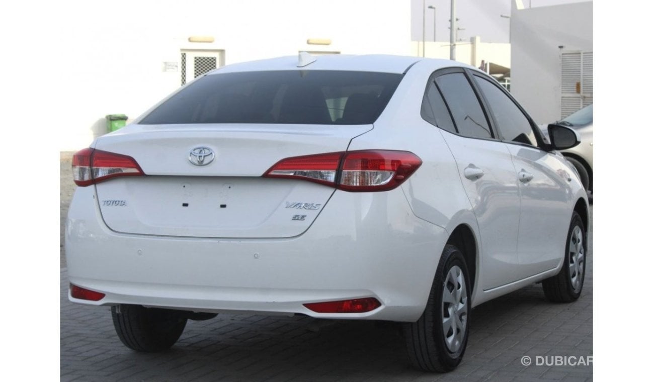Toyota Yaris SE TOYOTA YARIS 2019 WHITE GCC EXCELLENT CONDITION WITHOUT ACCIDENT