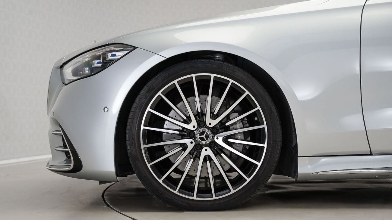 مرسيدس بنز S 500 S 500 AMG Line | AED  6,343 PM | Rear Seat Ent, Warranty 2028, Low KM | Ramadan Offer | GCC