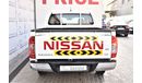 Nissan Navara AED 718 PM | 2.5L SE 2WD GCC DEALER WARRANTY
