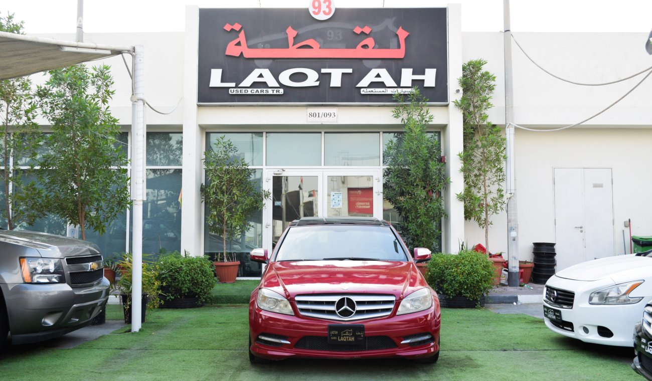 Mercedes-Benz C 300 C300 2009 model red color imported number one panorama leather and cruise control