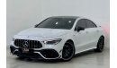 Mercedes-Benz CLA 45 AMG S 2021 Mercedes CLA 45 S AMG, Mercedes Warranty-Full Service History-GCC