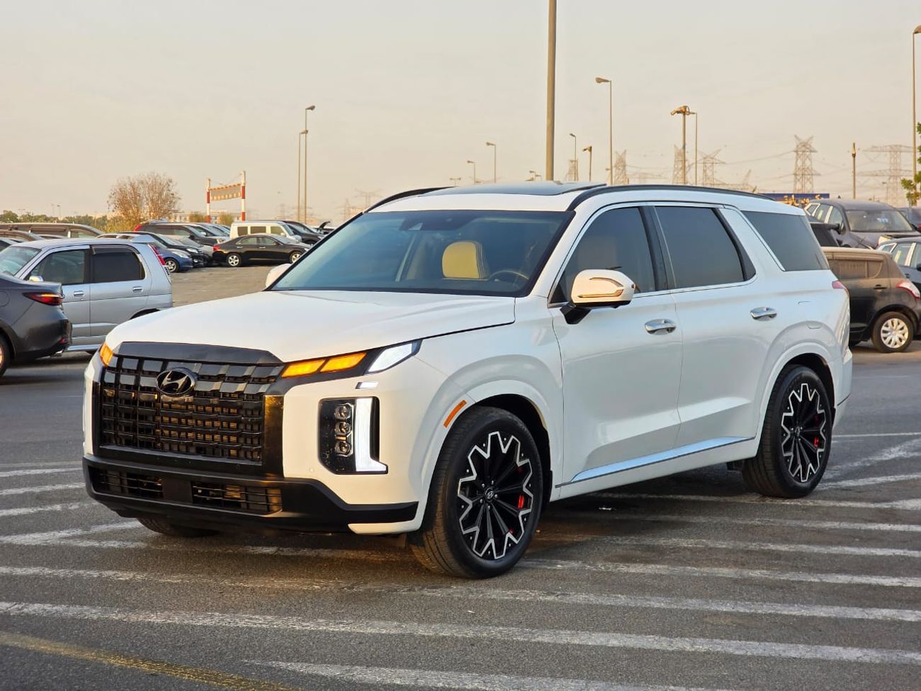 Hyundai Palisade 2021 Model Calligraphy Two sunroof and 360 camera