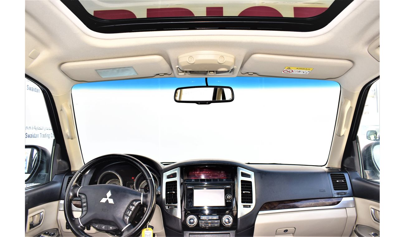 Mitsubishi Pajero AED 1279 PM | 3.0L GLS V6 4WD GCC DEALER WARRANTY
