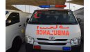 تويوتا هاياس Toyota Hiace with Ambulance conversion, model:2014. Excellent condition