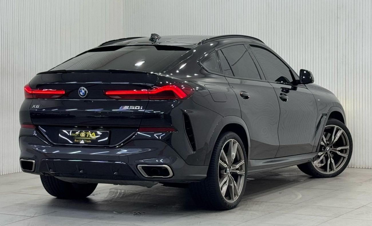 BMW X6 M50i 4.4L 2022 BMW X6 M50i, Oct 2026 AGMC Warranty + Service Package, Full Service History, GCC