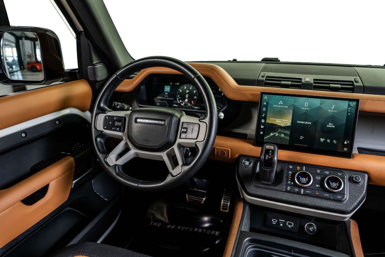 Land Rover Defender 90 X-Dynamic S P300 2.0L GCC-Al Tayer Warranty-Full Service History-Black Package