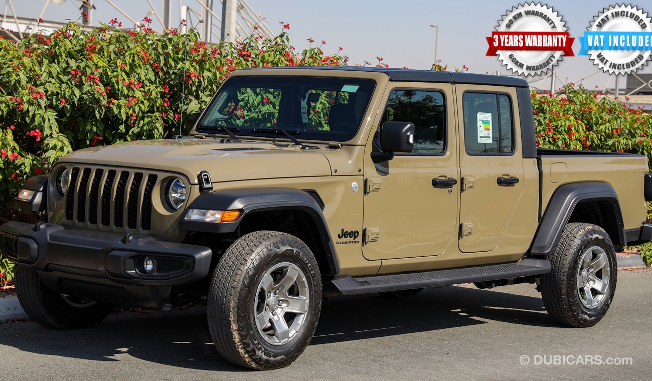 Jeep Gladiator 2020  Sport 4X4, 3.6L V6 GCC, 0km , W/ 3 Yrs or 100K km Warranty @ Trading Enterprises