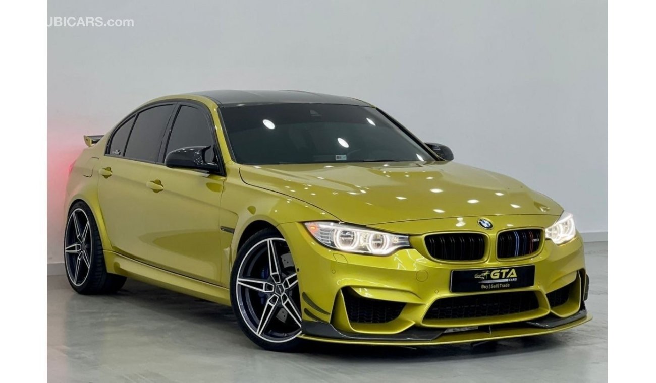 BMW M3 Std Std Std Std 2016 BMW M3(F80)-BMW Warranty-Full Service History-Service Contract-GCC.