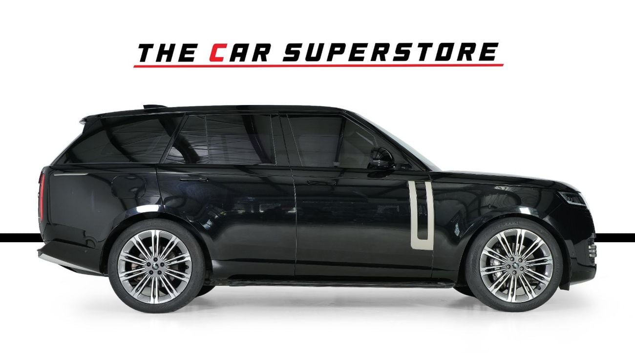 لاند روفر رينج روفر SE P400 Al Tayer Warranty Until 2028-Black On Black