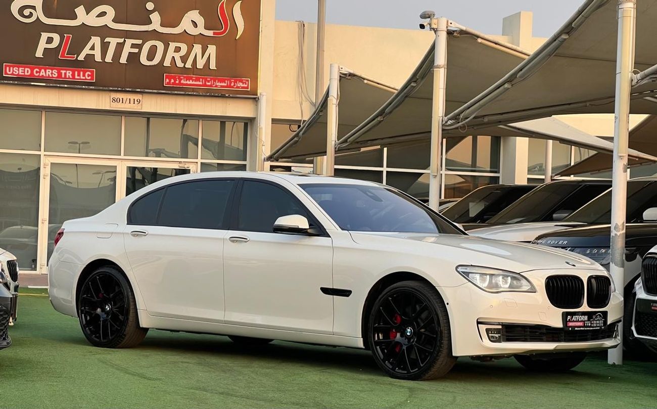 بي أم دبليو 750Li بريستيج بي ام دبليو 750 لارج موديل 2014 مواصفات خليجية صبغ وكالة بدون حوادث
