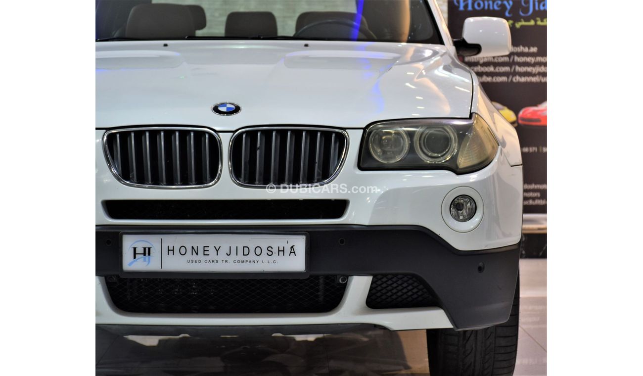 BMW X3 EXCELLENT DEAL for our BMW X3 3.0Si 2009 Model!! in White Color! GCC Specs