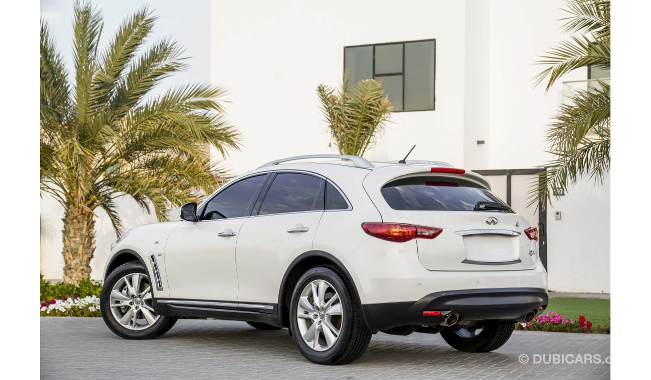 Infiniti QX70 Fantastic condition - GCC - AED 1,253 Per Month - 0% DP