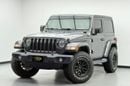 Jeep Wrangler Sport 3.6L A/T (4 Seater) 2018 Jeep Wrangler Sport, Service History, Fully Loaded, Excellent Conditi