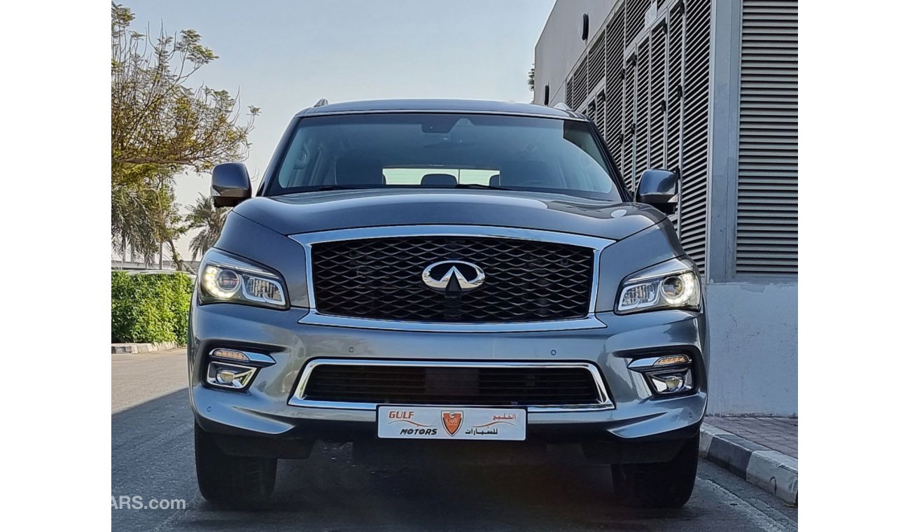 إنفينيتي QX80 FULL OPTION - COMPLETELY AGENCY MAINTAINED -WARRANTY - BANK FINANCE FACILITY