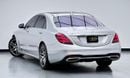 Mercedes-Benz S 560 Std 4.0L (463 HP) 2018 Mercedes-Benz S560 4MATIC, 1 Year Unlimited KM Warranty, Full Service History