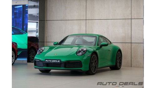 بورش 911 4S Carrera | 2023 - Under Warranty - Brand New - Python Green | 3.0L F6