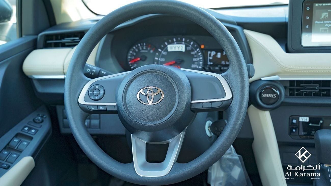 تويوتا يارس Y - 1.3L | 15"Alloy Wheels | Rear Camera | Digital AC | GCC Specs | 22km+/LTR