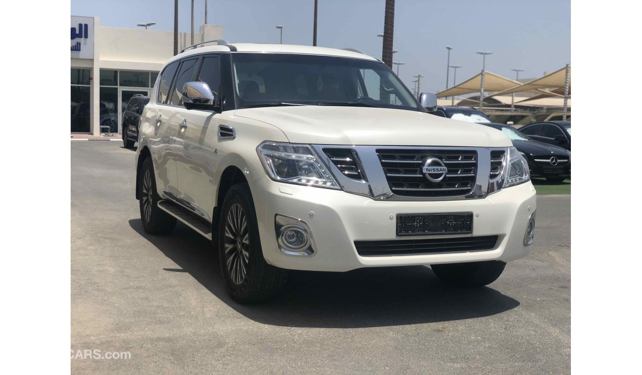 Nissan Patrol خليجي مالك واحد بلاتنيوم ماكينة صغيرة تشيكات وكالة بلكامل