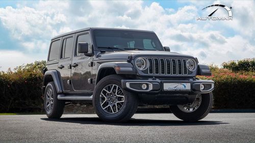 جيب رانجلر Unlimited Sahara I4 2.0T 4x4 2025 GCC 7000Km With 3 Years Or 60,000 Km Warranty @Official Dealer