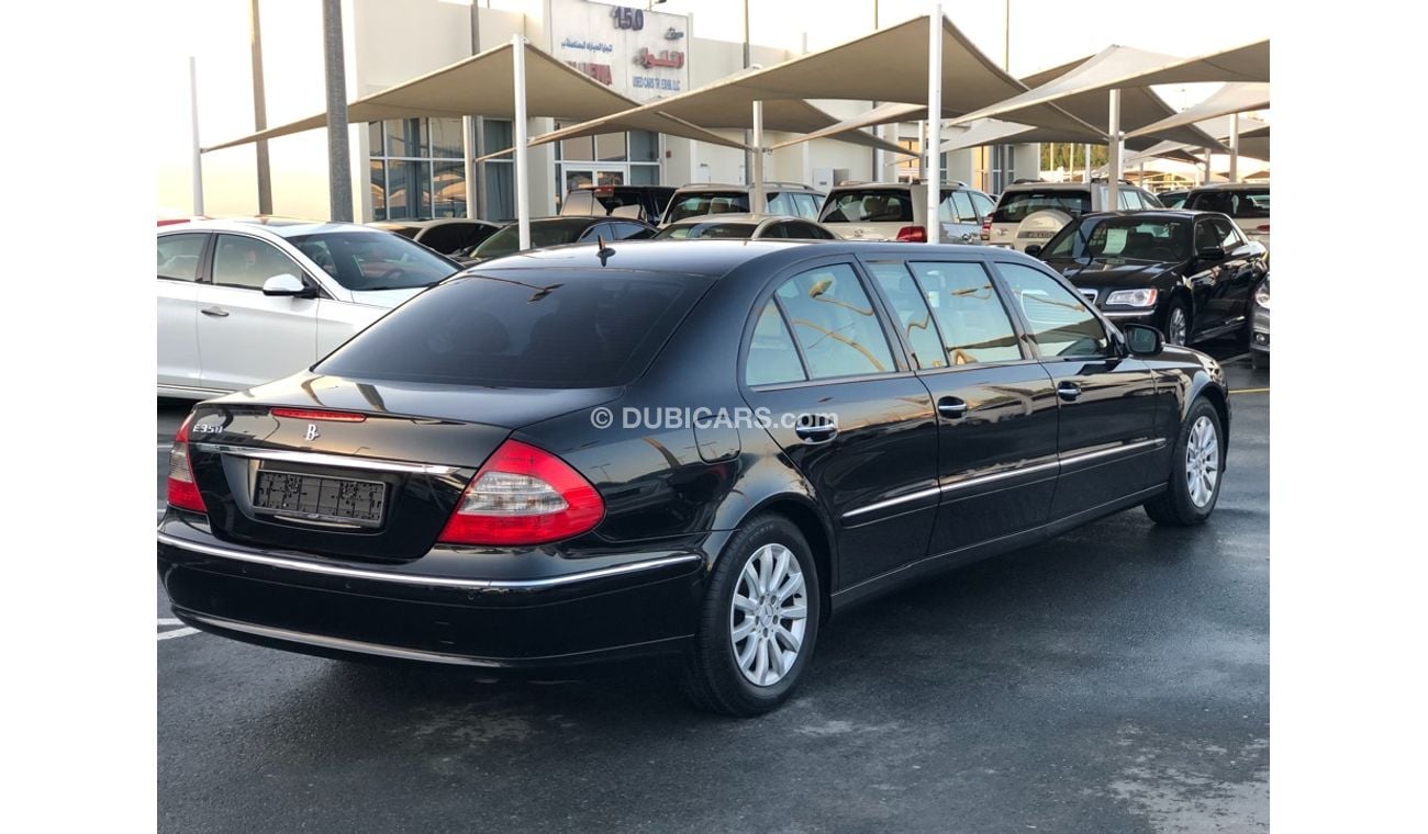 مرسيدس بنز E 350 موديل 2007 خليجي فل مواصفات كراسي جلد ومثبت سرعه وتحكم كهربي كامل ونظام صوت ممتاز وكاميرا خلفيه ومدخ