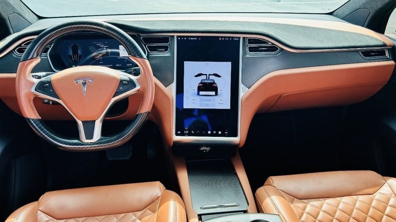 Tesla Model X AED 2480 PM | TESLA MODEL X100D 2017 | GCC | FIRST OWNER | Full Service History | No Accidents